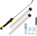 9PCS RV Water Heater Anode Rod & Cleaning Kit - 9.25"L 3/4"NPT Magnesium Rods for Suburban/Mor-Flo, RV Tank Rinser, Stainless Steel Brush, Wrench - Extends Heater Lifespan (9 PCS)