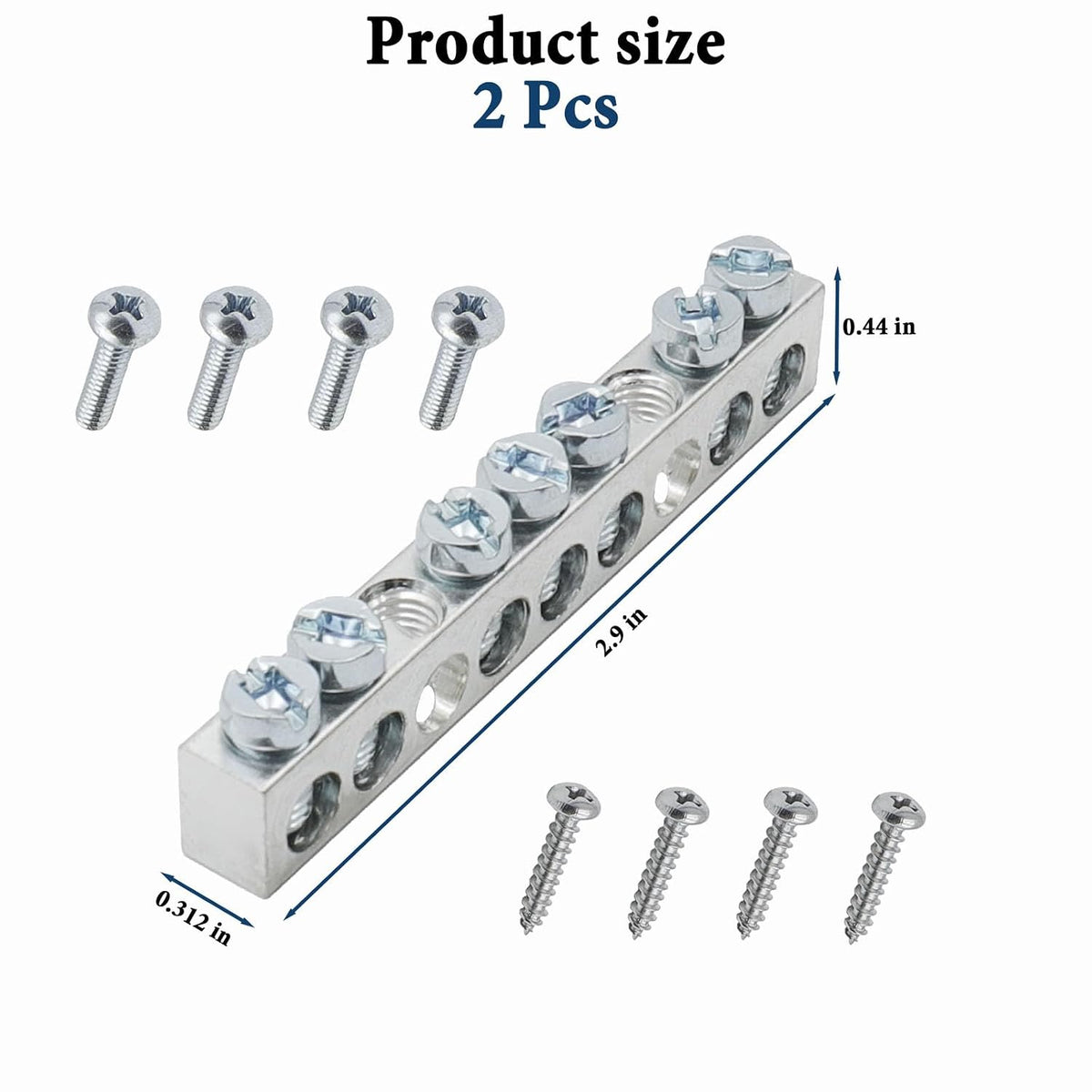 Ground Bar Kit for Square D 2 Pack