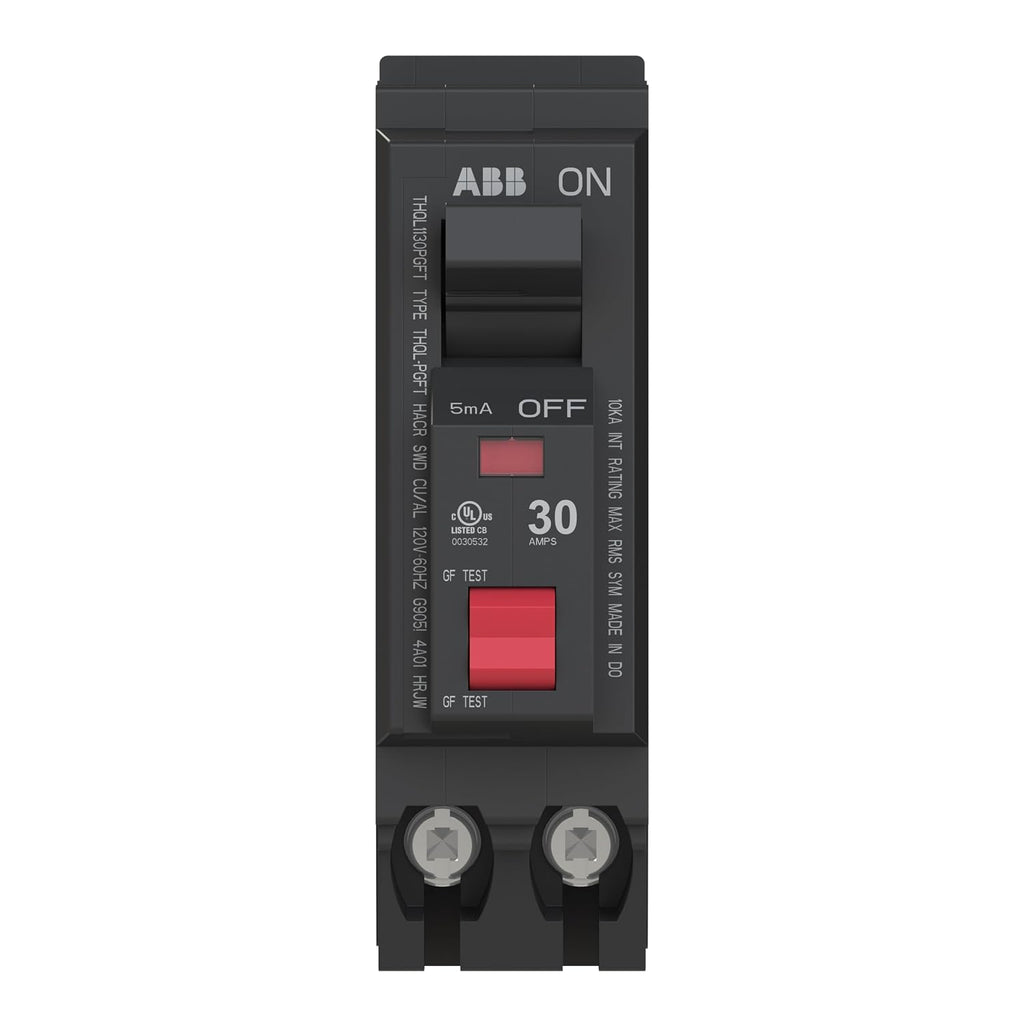 ABB Q-Line THQL1130PGFT • Ground Fault Circuit Breaker • 30 Amp Single Pole