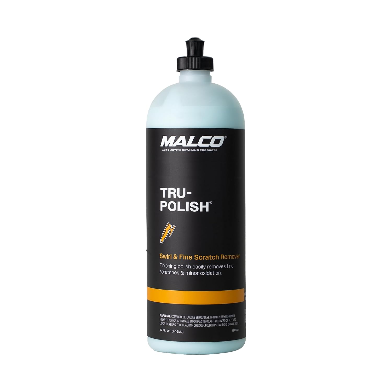 Tru -Polish - All in One Car Polish and Swirl Remover/for Vehicle Paint Correction, Detailing and Buffing / 32 oz.