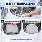 Trrisaun Dryer Lint Filter Replacement for LG DLEX7200W
