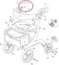 Brake Cable Only (Pair) for Drive Standard RTL10266 Nitro Rollator Walker - 1026632 - Pair