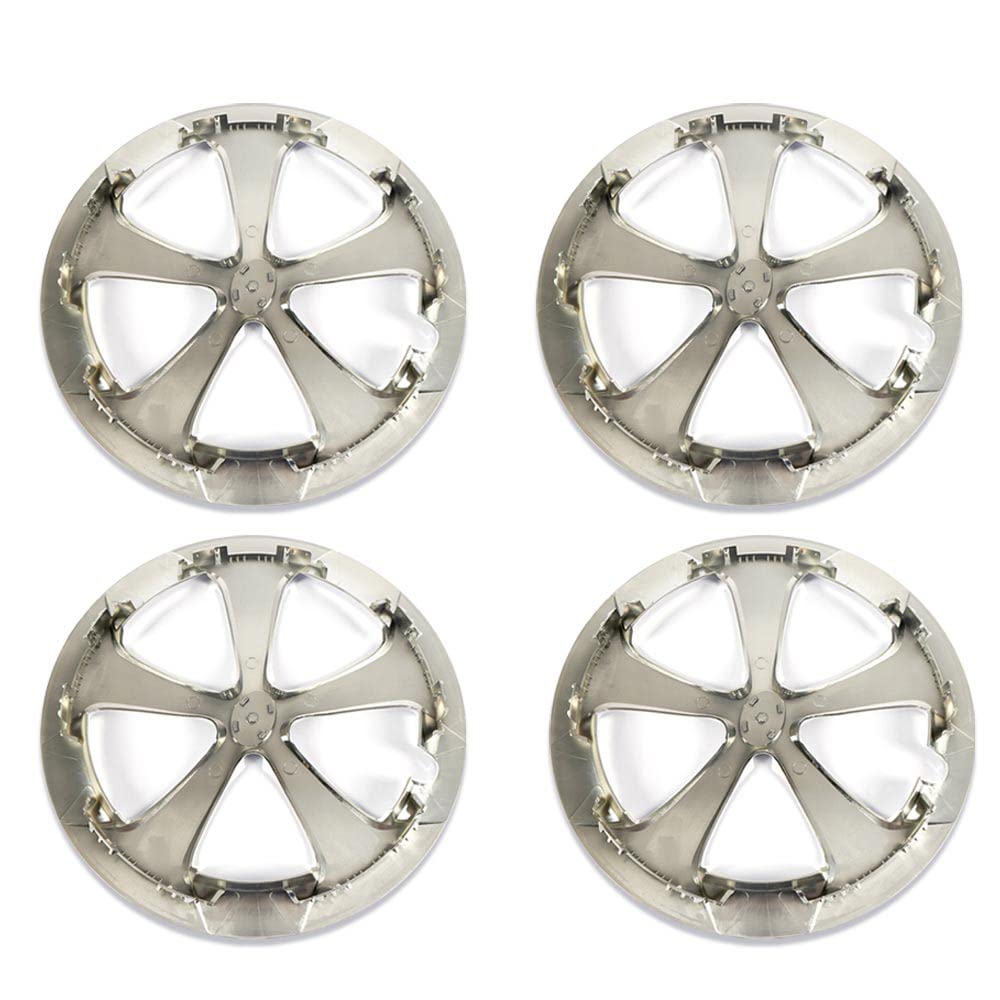 4PCS Wheel Center Caps, Silver