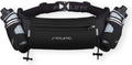 Hydration Running Belt with Water Bottles for Men & Women – 2 Quick Flow 8oz Running Water Bottles, Patented Bounce