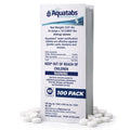 49mg Water Purification Tablets (100 Pack). Water Filtration System for Hiking, Backpacking, Camping, Emergencies