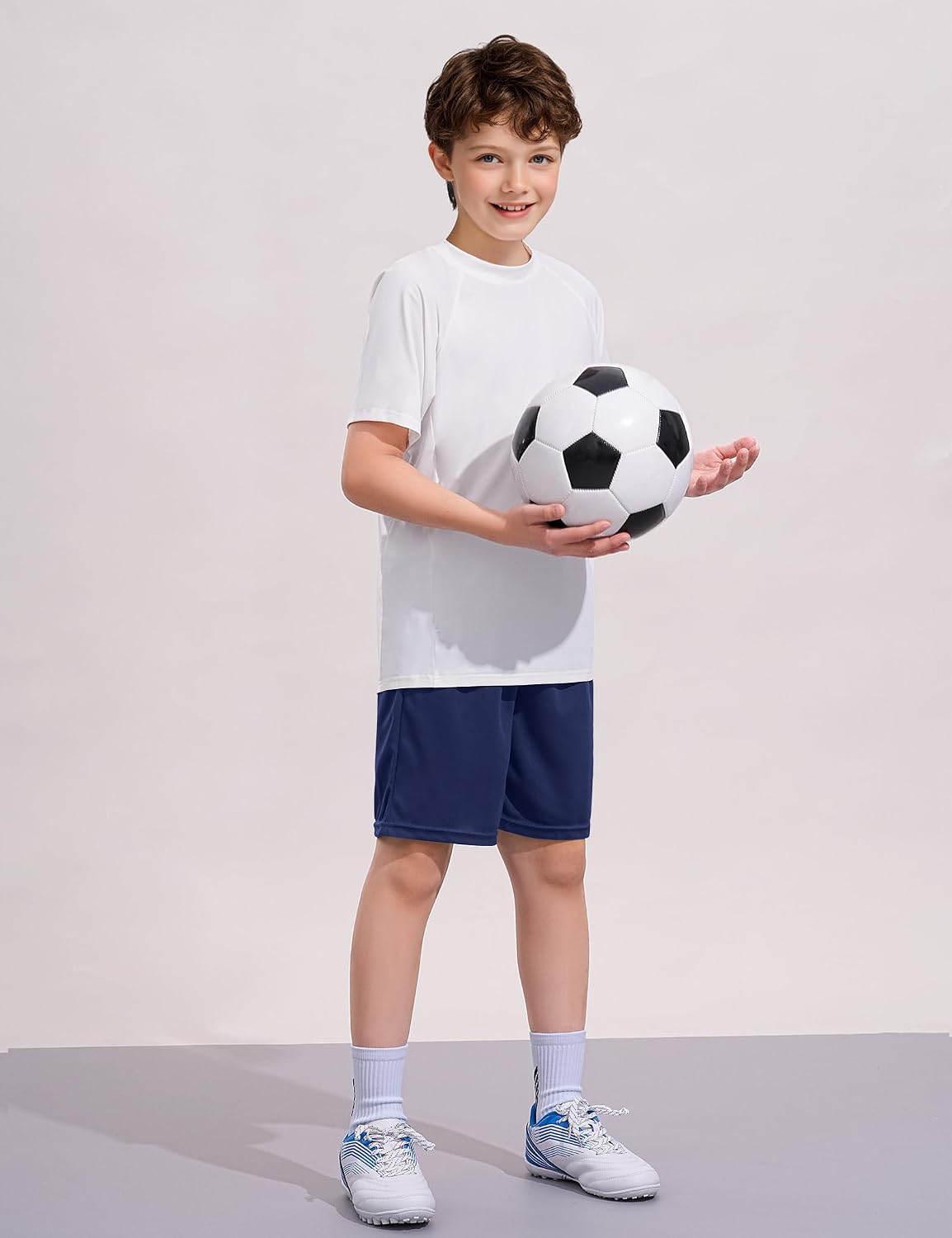 Boys Athletic Shorts Youth Quick Dry Soccer Basketball Running Gym | Mesh Lightweight Moisture Wicking Boys Shorts