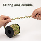 33Ft Green Leaf Jute Twine, Decorative Vine Rope for Wedding Gift