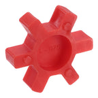 Uxcell L075 Jaw Coupling Insert, Urethane Flexible Solid Type Center Insert for L-Jaw Couplings, Red
