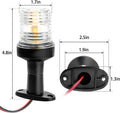 Young Marine 3 Nautical Mile Boat All Around LED Fixed Mount Navigation Light, 10-24 VDC
