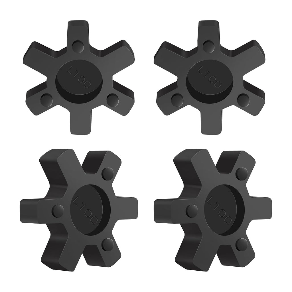 XIKE L100 NBR Rubber Spider for L-Jaw Coupling, 4-Pack
