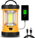 Camping Lantern, 3200LM Bright Camping Light, 4600mAh Rechargeable LED Lantern for Power Outages, 5 Light Modes