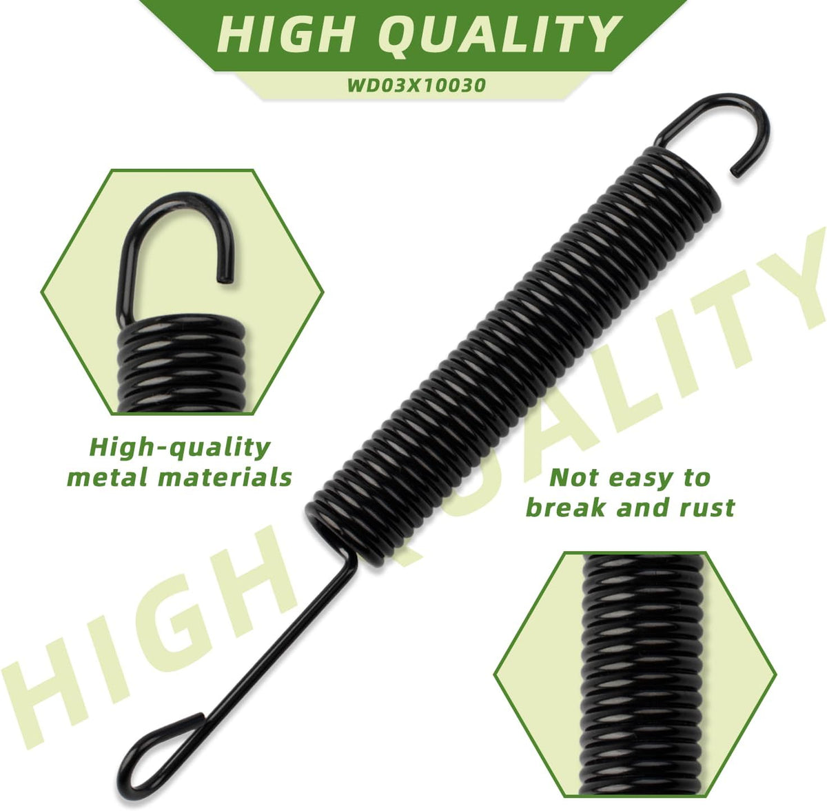 WD03X10030 Dishwasher Door Hinge Spring for GE, Replaces AP3994827 1263909, AH1481850, EA1481850, PS1481850