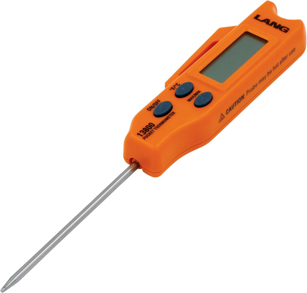 Lang Tools 13800 Digital Pocket Thermometer, Black