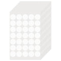 White Round Stickers 1 Inch Removable Vinyl Dot Labels 350 PCS