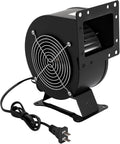 120W Centrifugal Blower Fan 110V - High Airflow 196CFM Squirrel Cage Fan for Wood Stove/Furnace Boiler, Extruder Cooling & Duct Ventilation