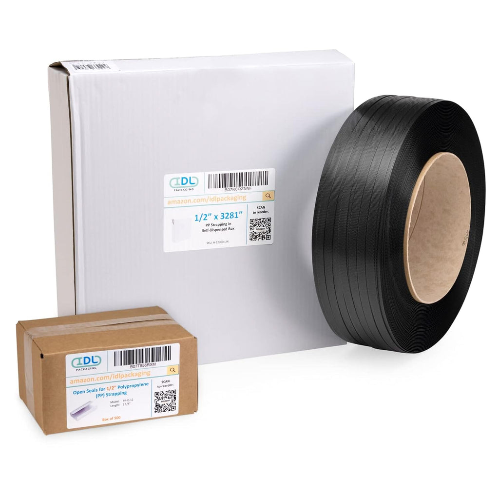 Refill for Portable 1/2" Polypropylene (PP) Strapping Kits - 1/2" x 3281' Polypropylene Strapping Coil with 300 lbs