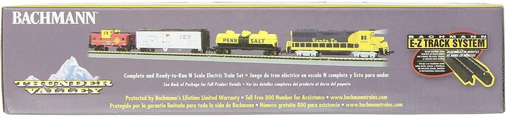 Trains - Thunder Valley Ready To Run Electric Train Set - N Scale Multi ,Medium