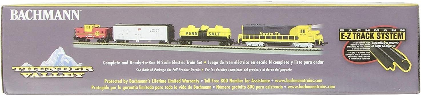 Trains - Thunder Valley Ready To Run Electric Train Set - N Scale Multi ,Medium