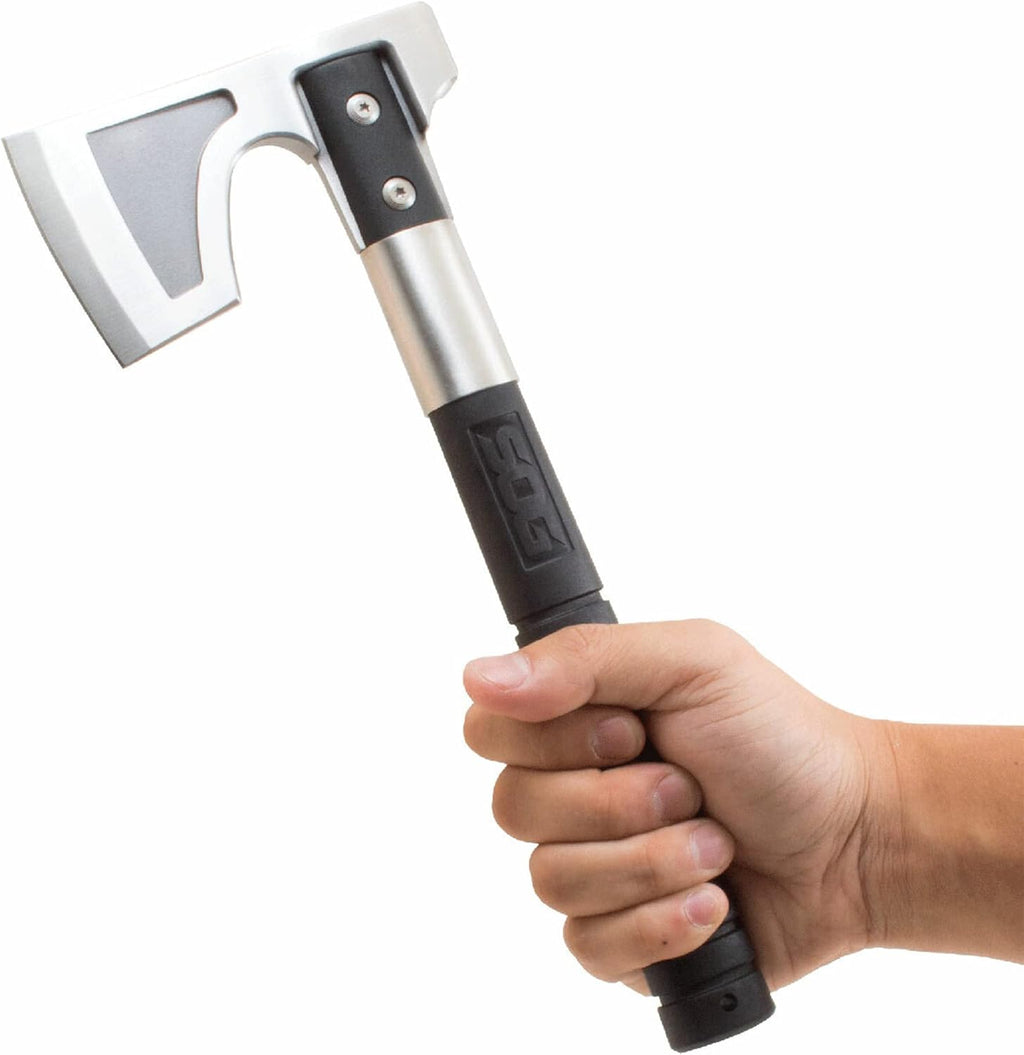 Camp Axe- Compact Camping and Survival Hatchet/Hammer Tool with Sheath and 3.1 Inch Bushcraft Axe Edge (CH1001-CP) |