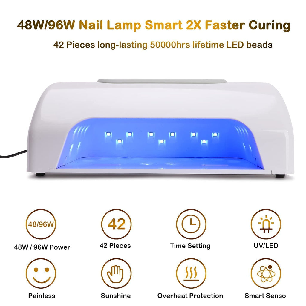 Nail Dust Collector Vacuum Multifunction Nail Art Machine,40W Nail Dust Collector for Acrylic,30000PRM Nail Drill