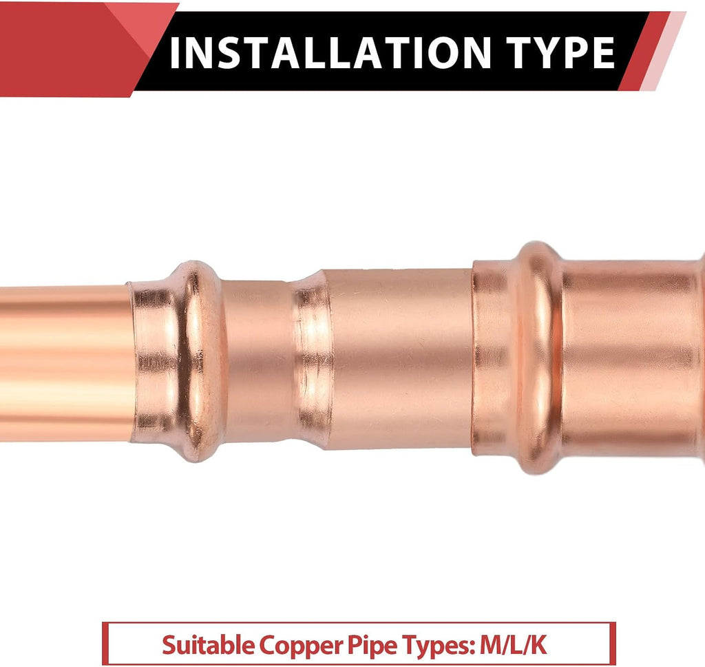 1Pcs EFIELD 3"FTG x 2-1/2"Copper Press XL Bushing Reducer(PRESS292-1)