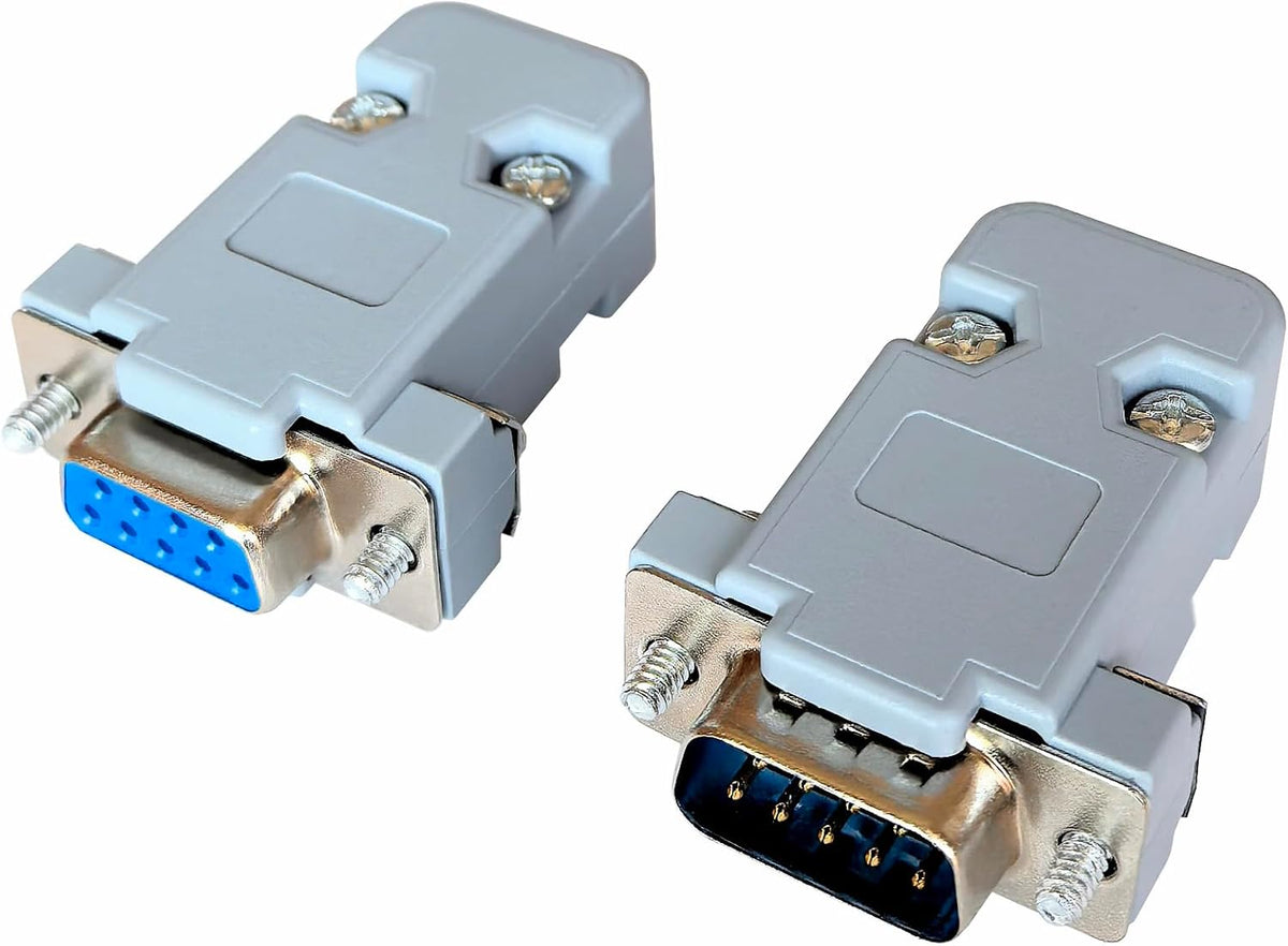 10 Pack DB9 Solder Connector Adapter Kit, RS232 Serial Adapter