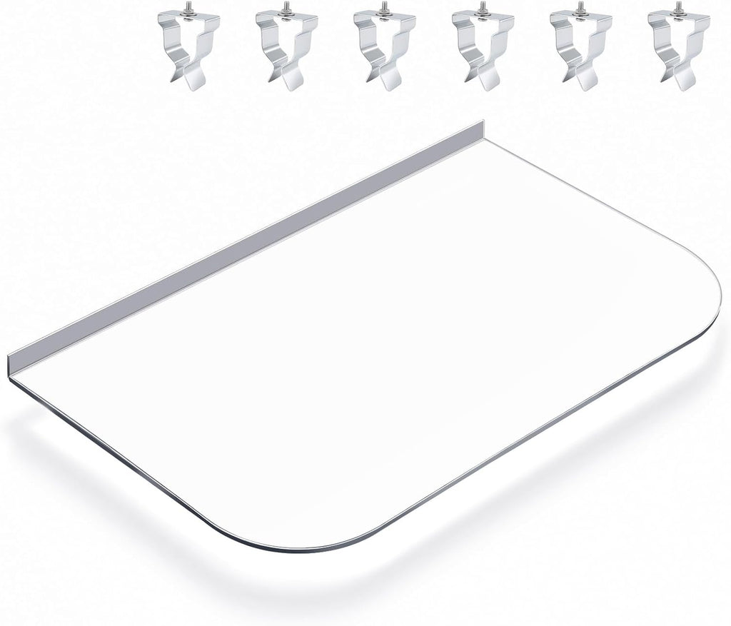 Polycarbonate Window Well Cover Outside,Clear Egress Window Cover,54" X 38"