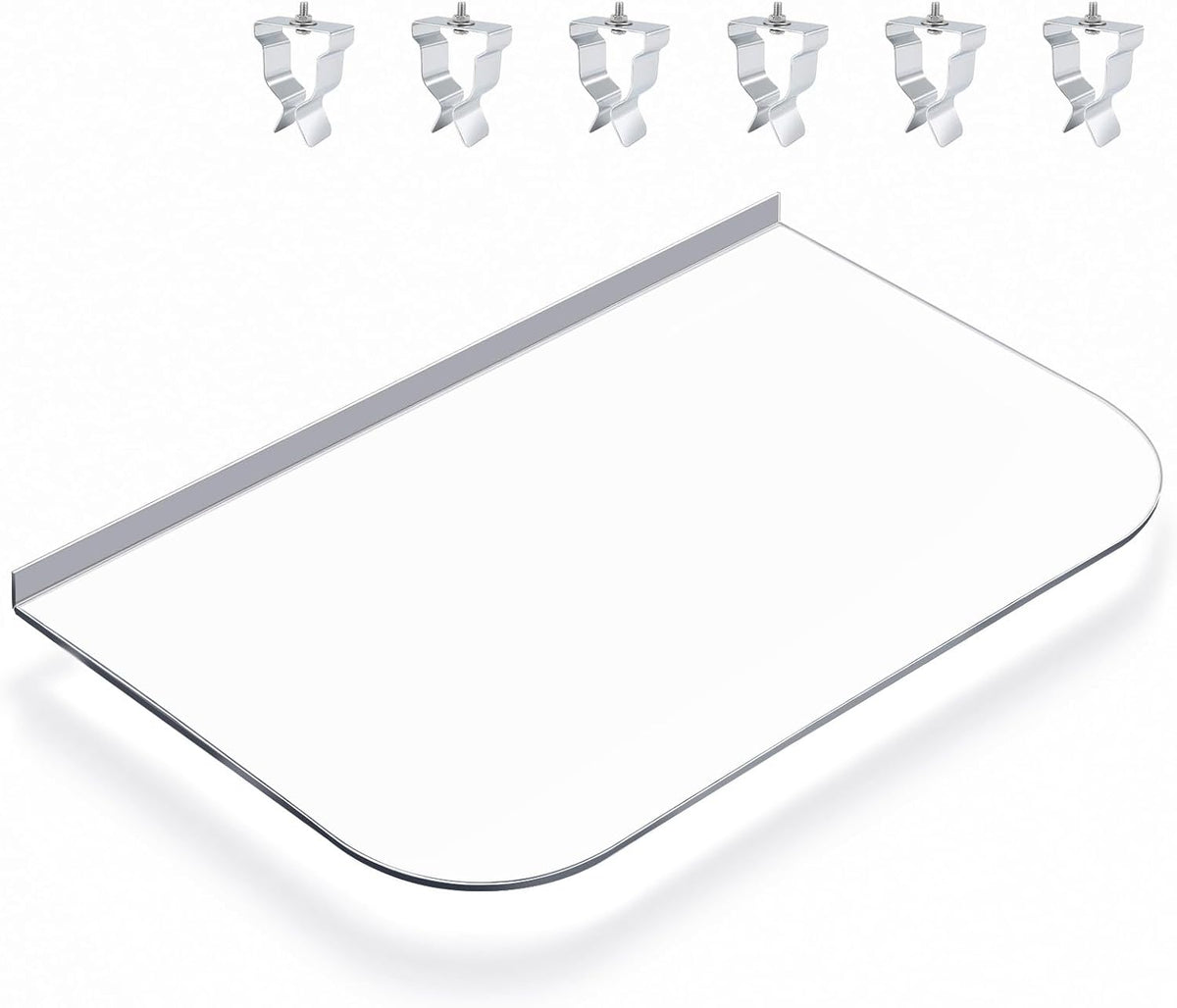 Polycarbonate Window Well Cover Outside,Clear Egress Window Cover,54" X 38"