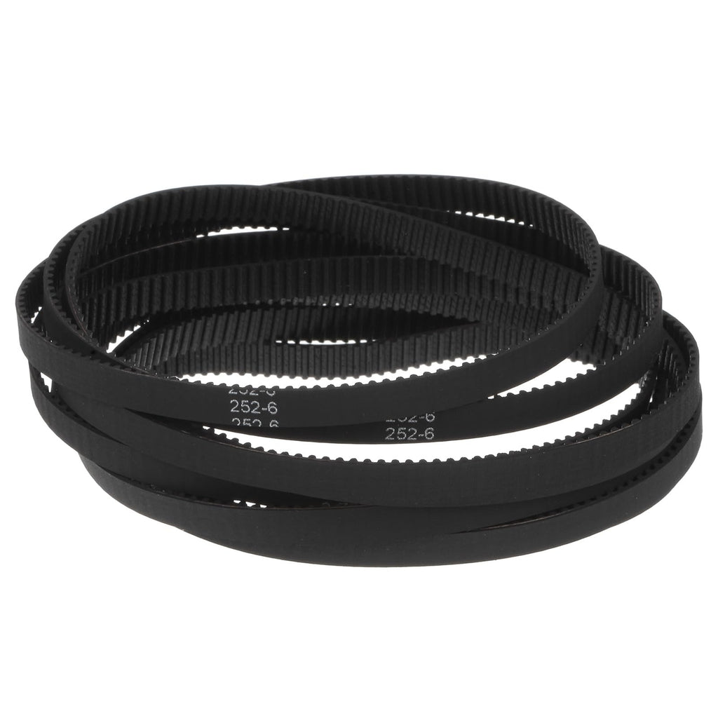 uxcell 10pcs 2GT Timing Belt Closed Loop Rubber Belts 252-2GT-6, 6mm Width x 252mm Length, 3D Printer Timing Belt