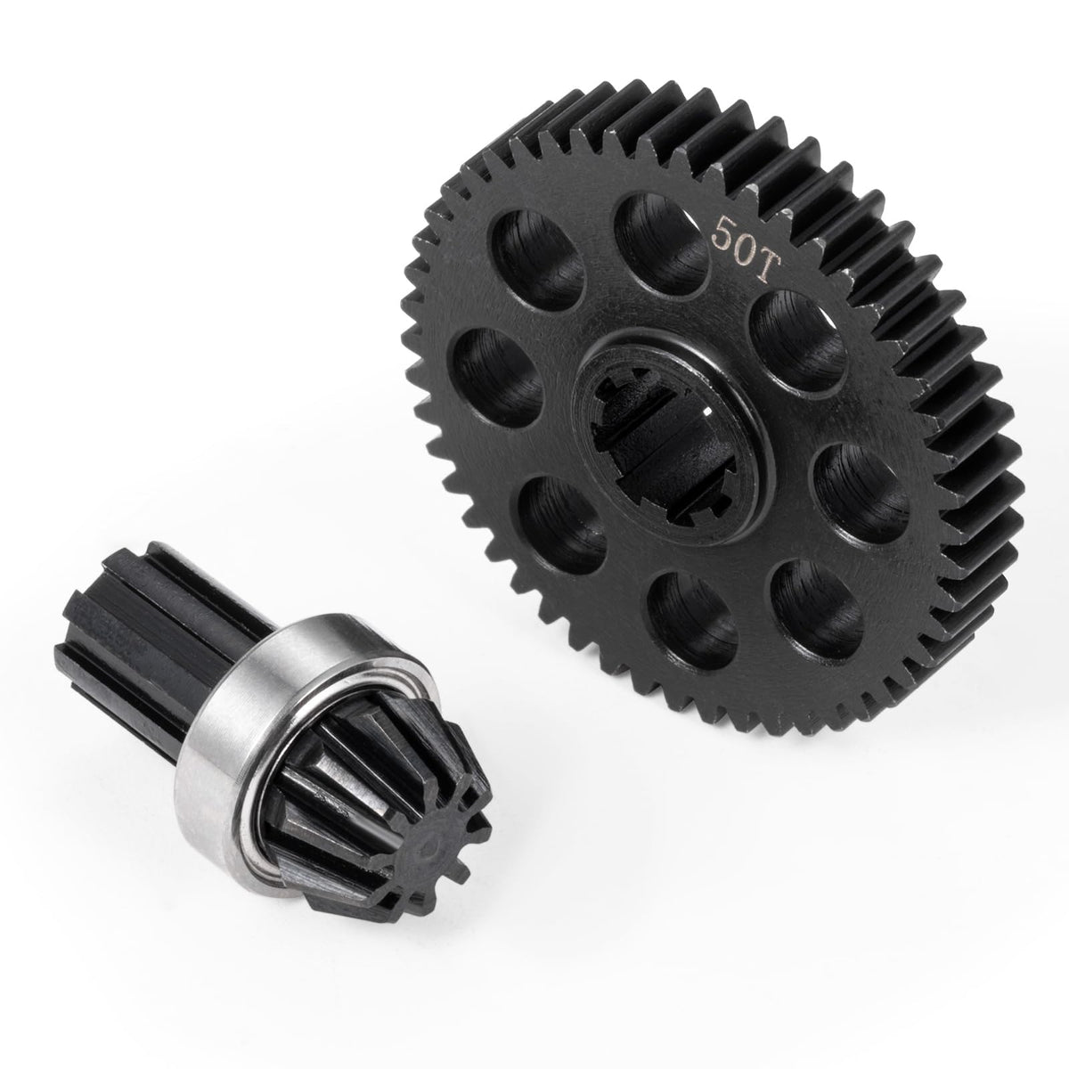 BRKRC Steel Diff Spur Gear Pinion Assembly Drive Gear for Hyper Go H16BM