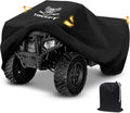 ATV Cover Waterproof Heavy Duty 4 Wheeler Cover Quad Cover | Fits up to 82" Polaris Kawasaki Yamaha Suzuki Honda All