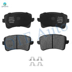 PM Auto Rear Ceramic Brake Pad Kit Compatible With 2009-2017 Audi Q5