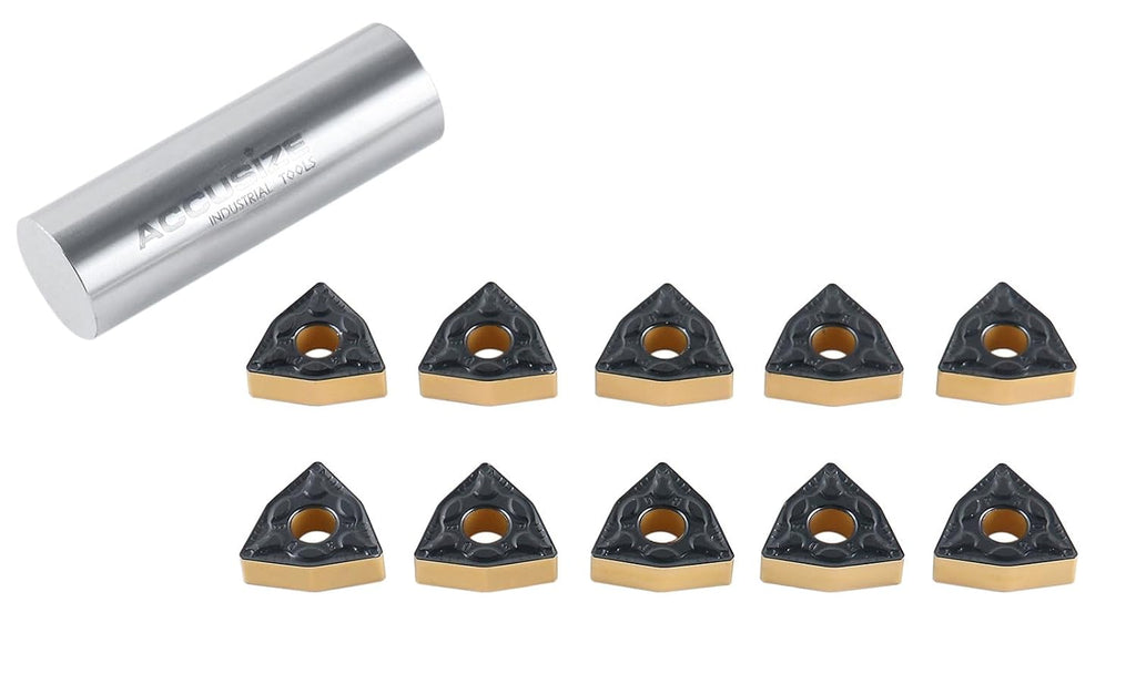 Accusize Carbide Inserts, WNMG432 CVD Coating, 2233-1022