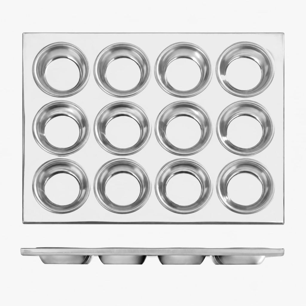 Commercial Grade Aluminum 12-Cup Muffin Pan