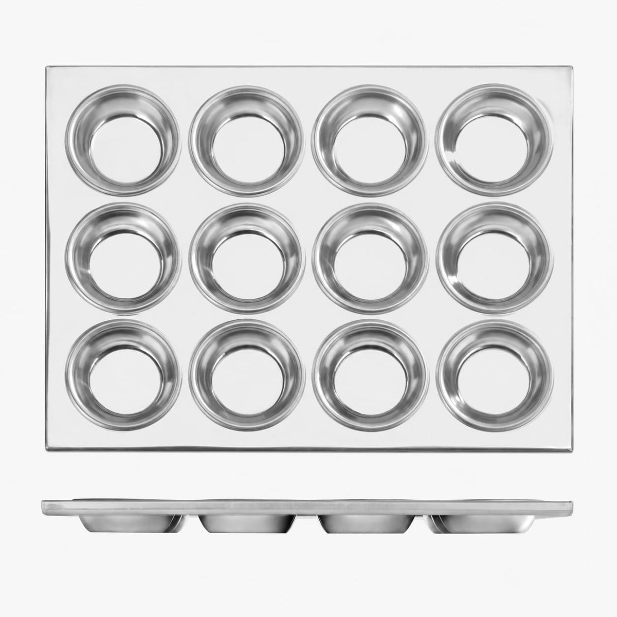 Commercial Grade Aluminum 12-Cup Muffin Pan
