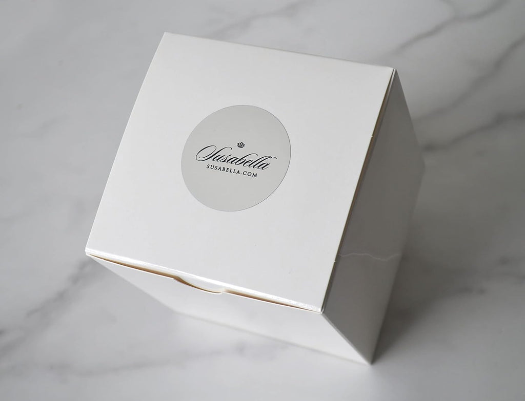 Baptism Gift or First Communion Gift - Round Keepsake Box