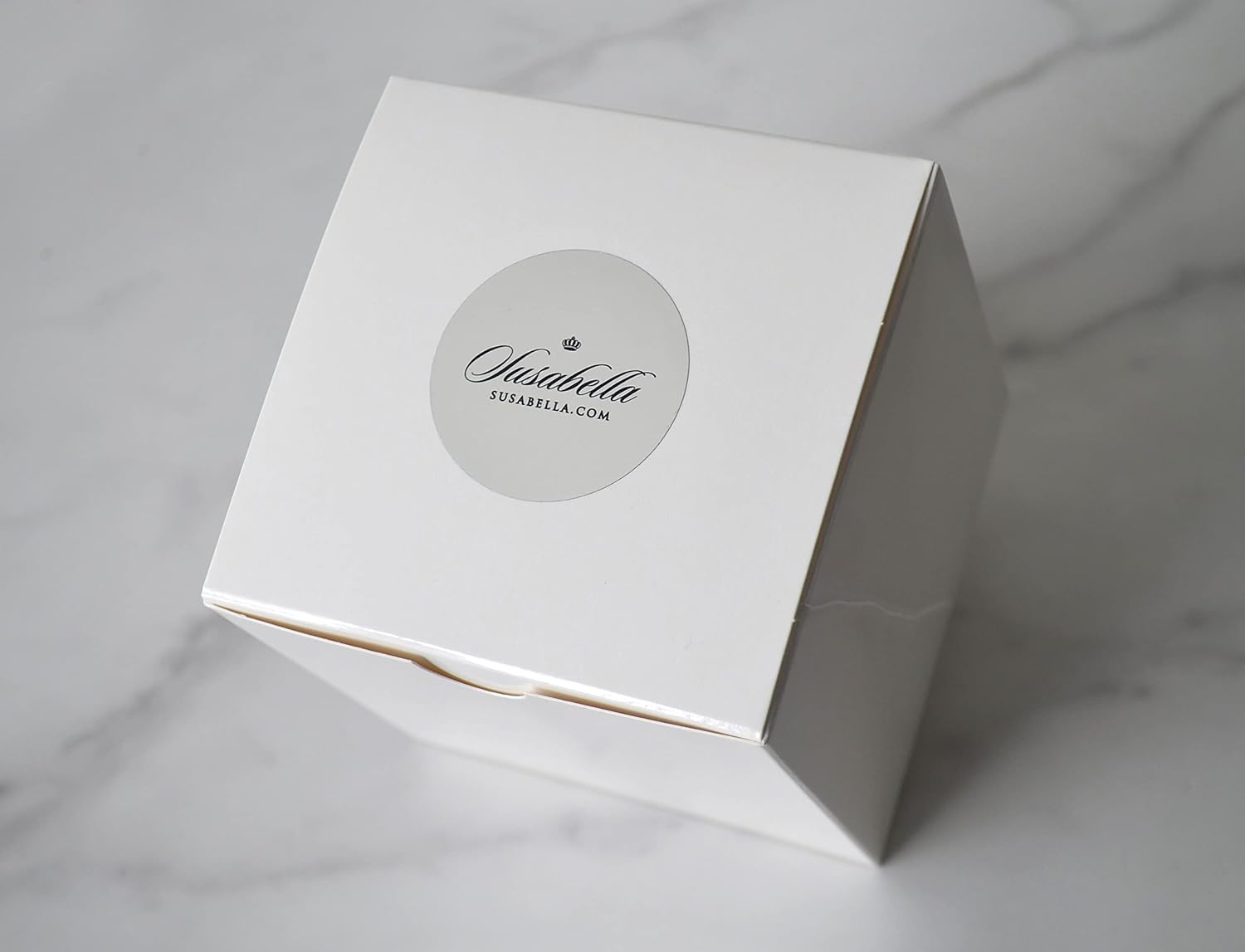 Baptism Gift or First Communion Gift - Round Keepsake Box
