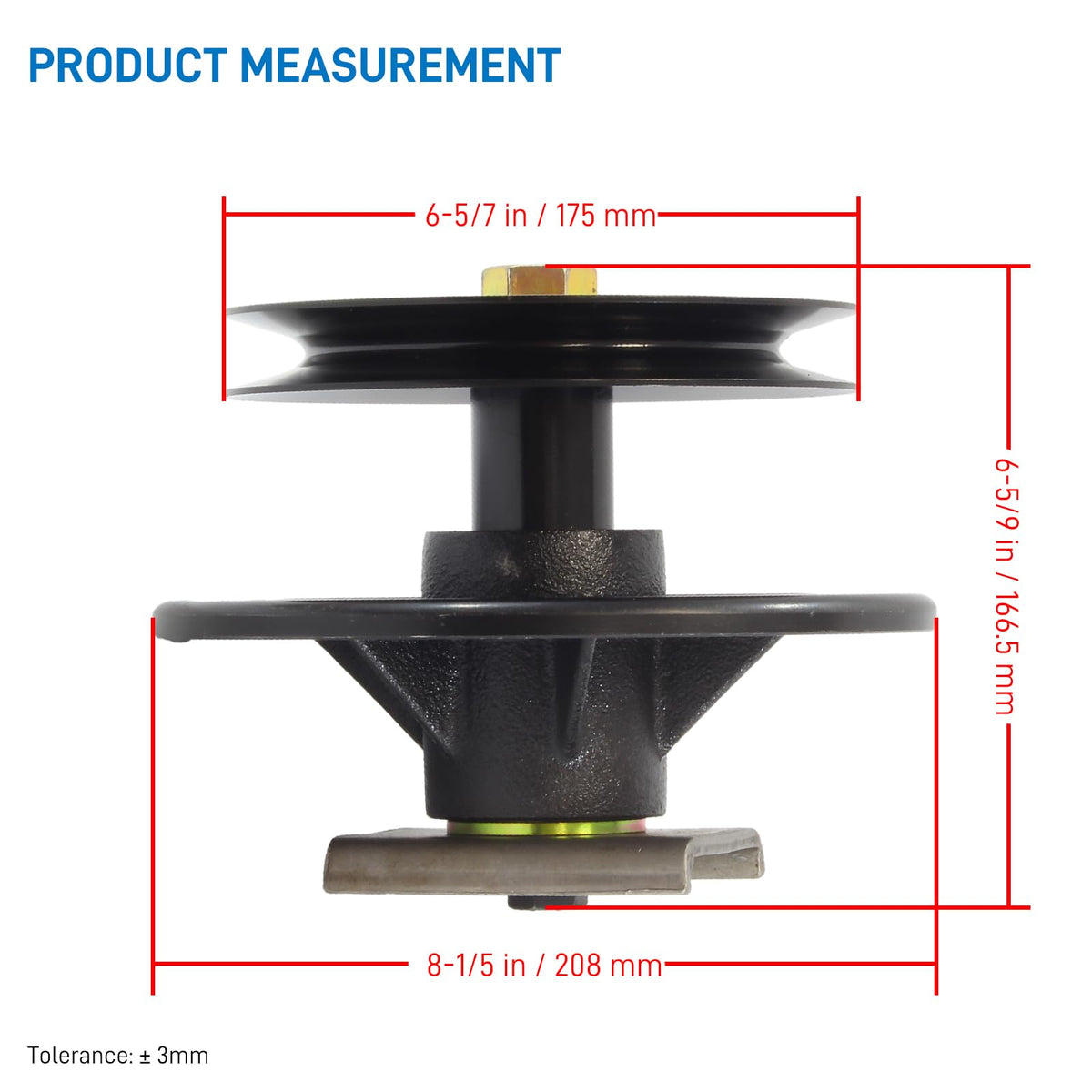 Spindle Assembly for Toro 100-3976 99-3877 Fits 52 Z Models (1 Pack)