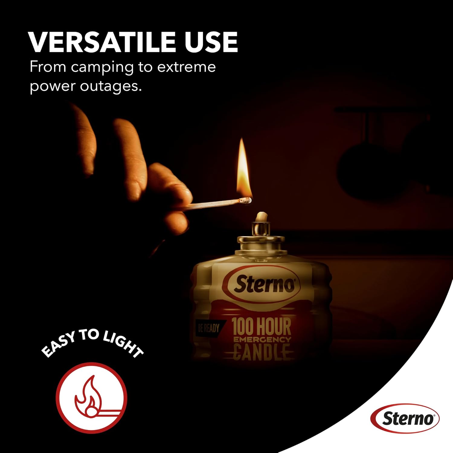 100-Hour Emergency Candles - Long Burning Unscented Candles for Emergencies and Power Outages - Burns Up to 100 Hours