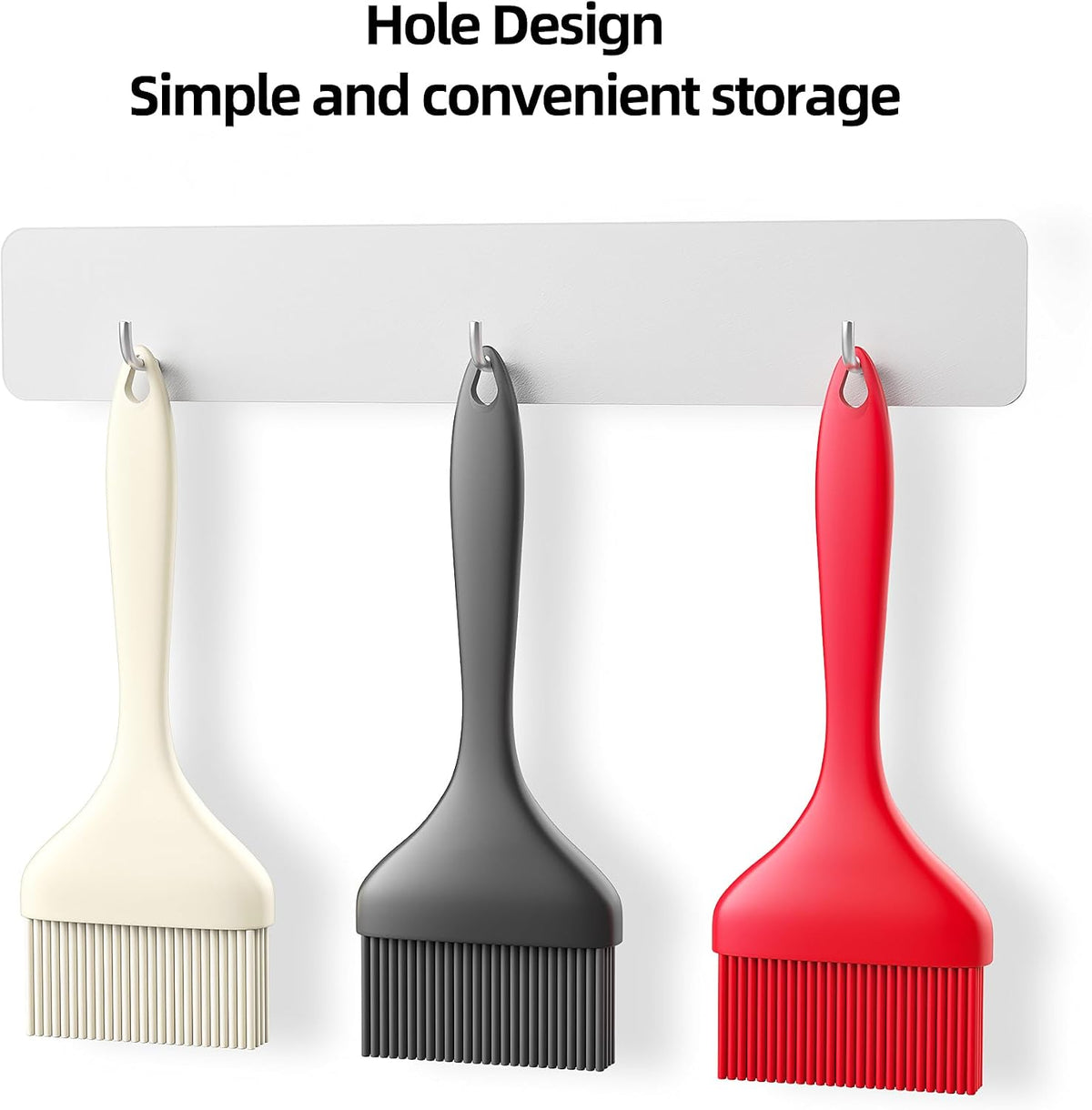 Large Silicone Basting Pastry Brush - 3.54inch Extra Wide Silicone Basting Brush for Grilling,Heat Resistant Brushes