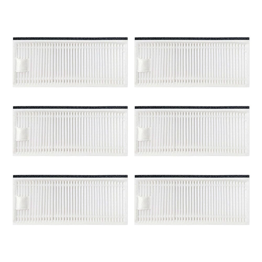 Washable Filter Replacement for Eufy LR20 Vacuum Cleaner, 6 Pack, White