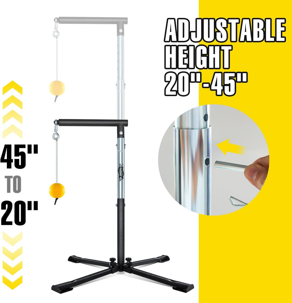 Baseball Softball Batting Tee with Tethered Ball | Auto Reset Baseball Swing Trainner,Softball Hitting