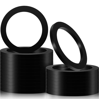 Fabbay 20 Pack 3" Camlock Gasket Fitting Cam Lock Hose Seal for Female Coupler Cam Groove Replacement Rubber Washer Black Rubber Gasket Ring Large Replacement Strainer for Pool Plunger Valves