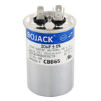 BOJACK 20 uf 370V 450V AC CBB65 Motor and Fan Starting Round Capacitor 20 MFD 10000AFC