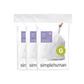 Code G 60 Count Custom Fit Liners, Drawstring Kitchen Trash Bags, One-by-One Mess-Free Dispense, Extra Thick & Double