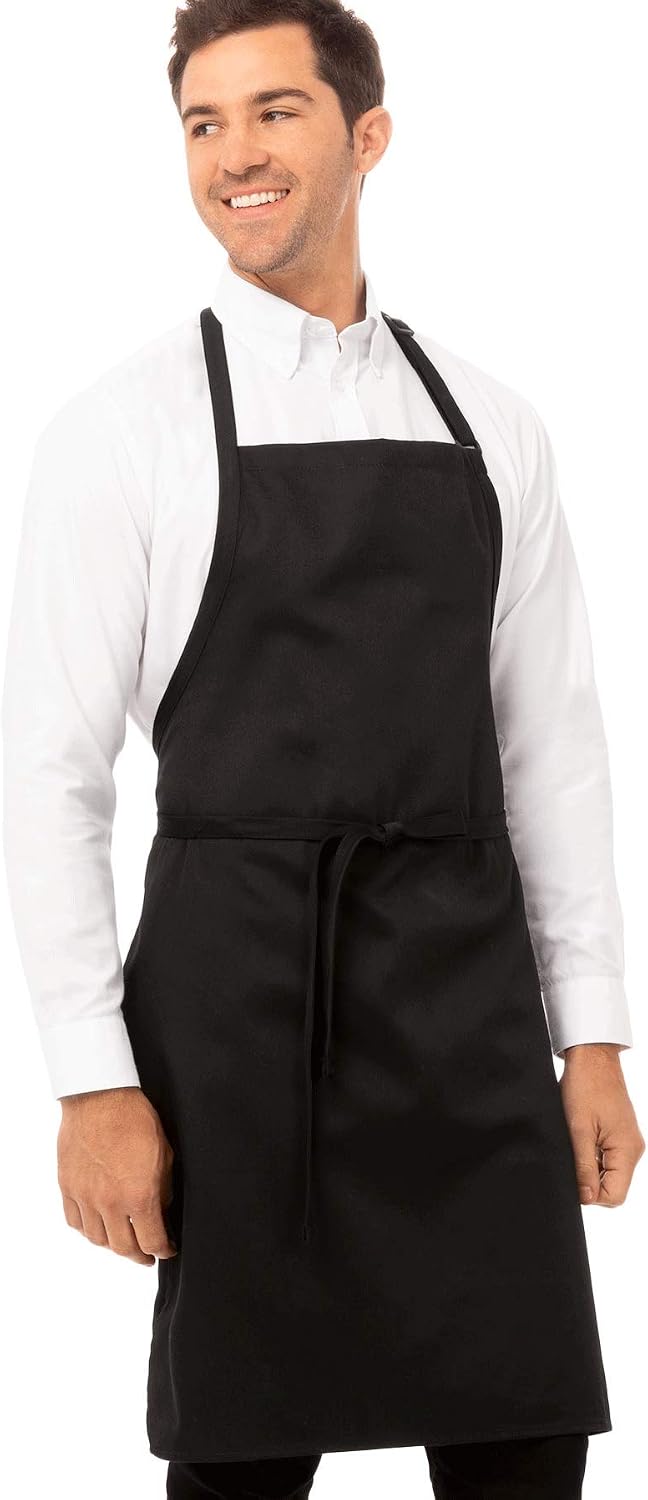 Unisex Bib Apron without Pockets