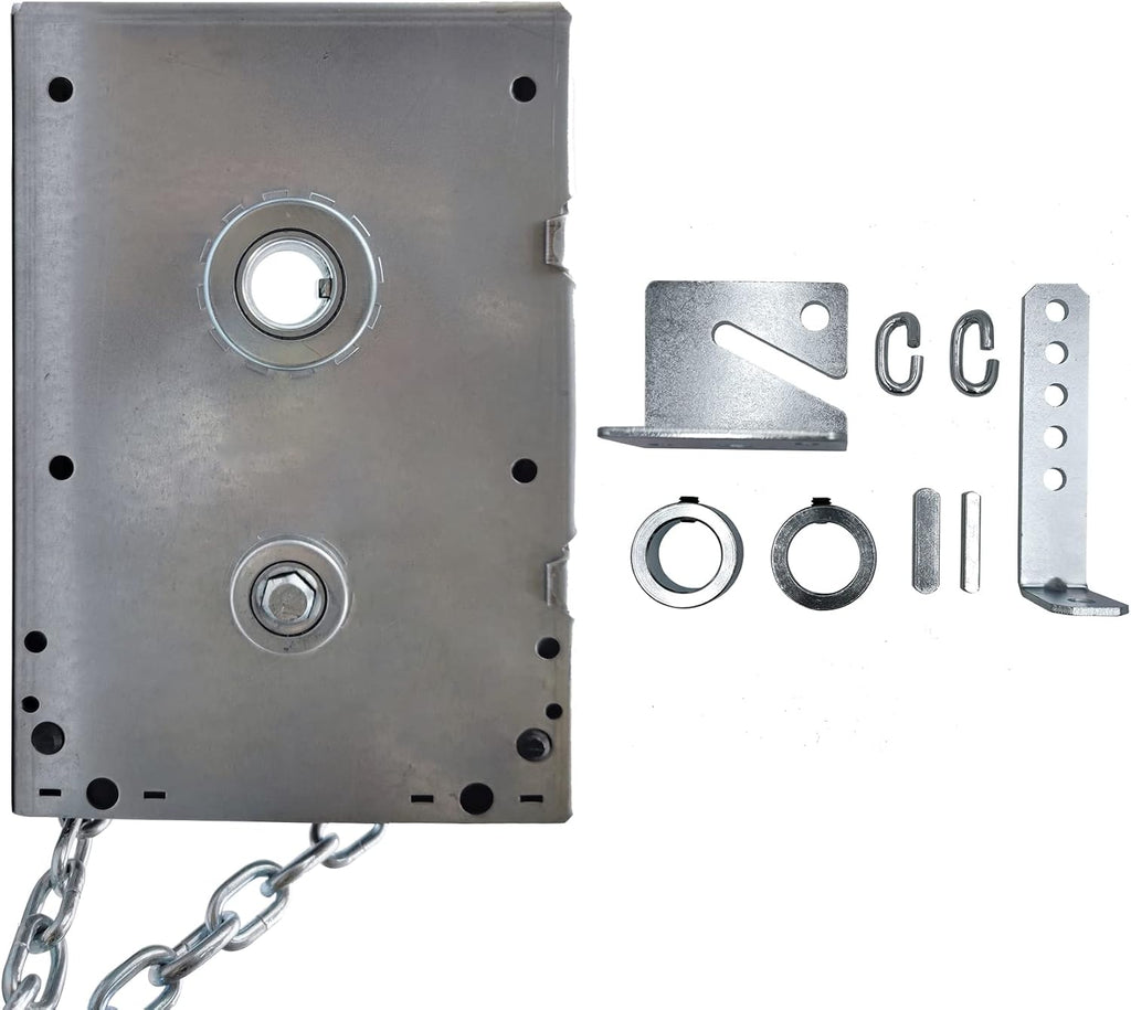 Garage Door Chain Hoist - 4:1 Reduced Drive Heavy Duty Hoist for Roll Up Doors and Jackshaft Garage Door Openers