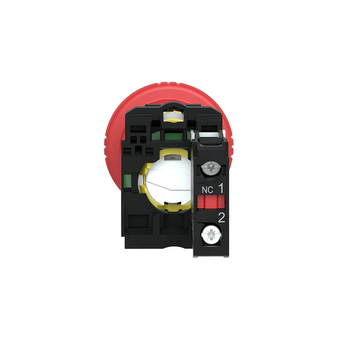 Emergency Stop Push Button, Plastic, Red