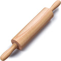 Wooden Rolling Pin, Beech Wood, 17.6" Dough Roller for Baking