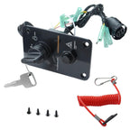 AFEISOL 12V Main Switch Panel Single Engine Key Switch Panel Assembly